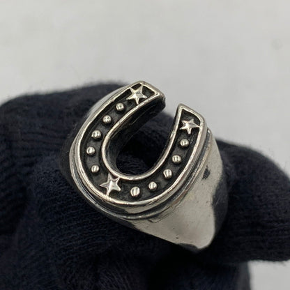 【中古品】【メンズ】 THE FLAT HEAD フラッドヘッド SILVER HORSESHOE RING シルバー ホースシュー リング 指輪 アクセサリー 192-260606-cs-06-izu カラー：シルバー 万代Net店