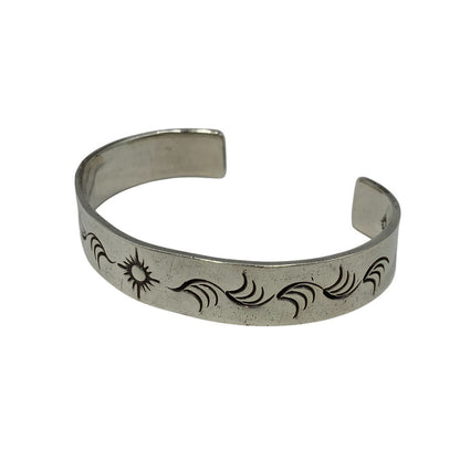 【中古品】【メンズ/レディース】 ARIZONA FREEDOM アリゾナ フリーダム SILVER SYMBOL ARABESQUE BANGLE シルバー シンボル アラベスク バングル アクセサリー 192-260606-cs-07-izu カラー：シルバー 万代Net店