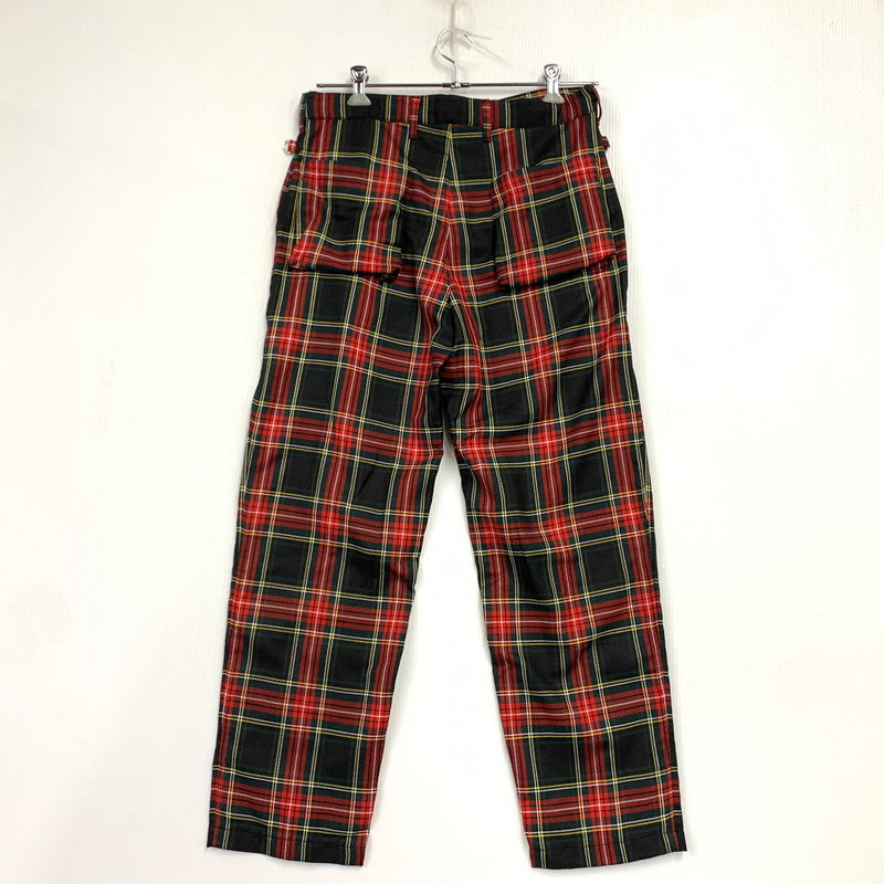 【中古品】【メンズ】 MILKBOY ミルクボーイ 20254116 TARTAN PANTS タータン パンツ ズボン ボトムス 151-260612-ya-07-izu サイズ：下記参照 カラー：レッド×グリーン 万代Net店