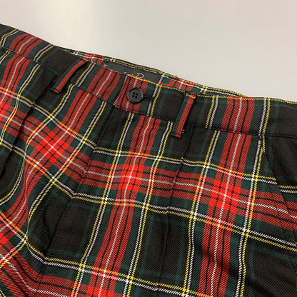 【中古品】【メンズ】 MILKBOY ミルクボーイ 20254116 TARTAN PANTS タータン パンツ ズボン ボトムス 151-260612-ya-07-izu サイズ：下記参照 カラー：レッド×グリーン 万代Net店