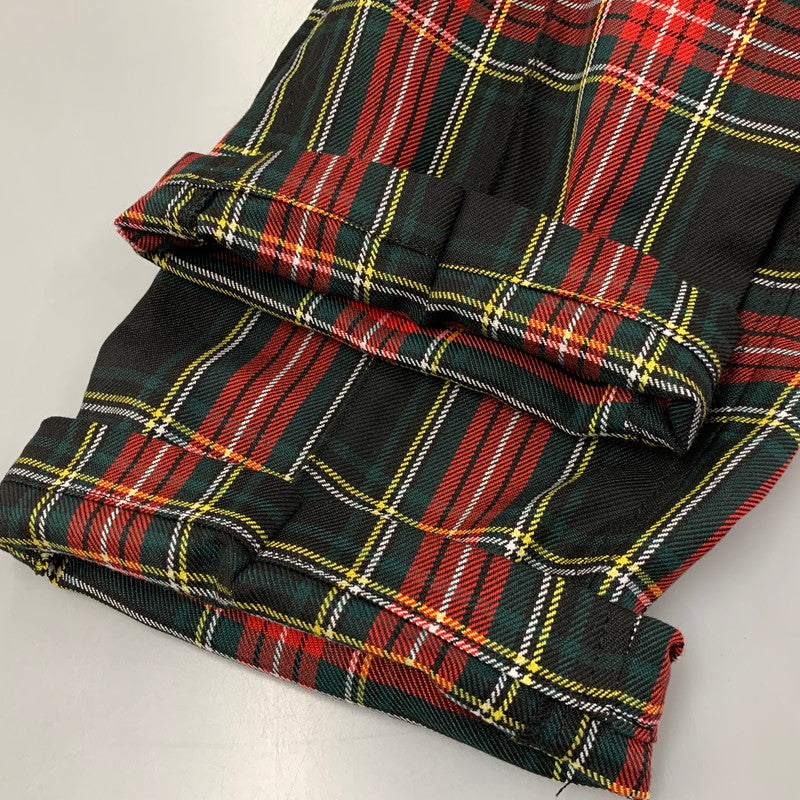 【中古品】【メンズ】 MILKBOY ミルクボーイ 20254116 TARTAN PANTS タータン パンツ ズボン ボトムス 151-260612-ya-07-izu サイズ：下記参照 カラー：レッド×グリーン 万代Net店
