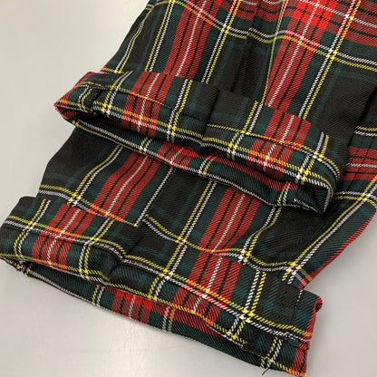 【中古品】【メンズ】 MILKBOY ミルクボーイ 20254116 TARTAN PANTS タータン パンツ ズボン ボトムス 151-260612-ya-07-izu サイズ：下記参照 カラー：レッド×グリーン 万代Net店