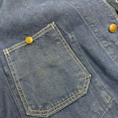 【中古品】【メンズ】 HERCULES ヘラクレス DENIM COVERALL デニム カバーオール ユニオンチケット ジャケット 146-260608-as-02-izu カラー：インディゴ 万代Net店