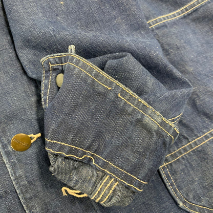 【中古品】【メンズ】 HERCULES ヘラクレス DENIM COVERALL デニム カバーオール ユニオンチケット ジャケット 146-260608-as-02-izu カラー：インディゴ 万代Net店