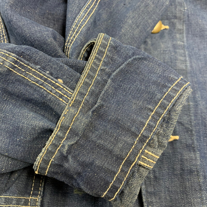 【中古品】【メンズ】 HERCULES ヘラクレス DENIM COVERALL デニム カバーオール ユニオンチケット ジャケット 146-260608-as-02-izu カラー：インディゴ 万代Net店