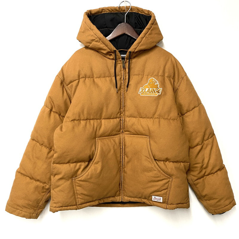 【中古品】【メンズ】 XLARGE エクストララージ 101214021008 DUCK ACTIVE PUFFER JACKET ダック アクティブ パファー ジャケット アウター 142-260605-kh-07-izu サイズ：M カラー：ブラウン 万代Net店