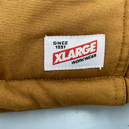 【中古品】【メンズ】 XLARGE エクストララージ 101214021008 DUCK ACTIVE PUFFER JACKET ダック アクティブ パファー ジャケット アウター 142-260605-kh-07-izu サイズ：M カラー：ブラウン 万代Net店