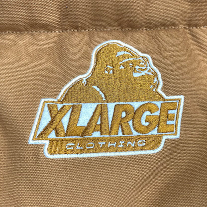 【中古品】【メンズ】 XLARGE エクストララージ 101214021008 DUCK ACTIVE PUFFER JACKET ダック アクティブ パファー ジャケット アウター 142-260605-kh-07-izu サイズ：M カラー：ブラウン 万代Net店