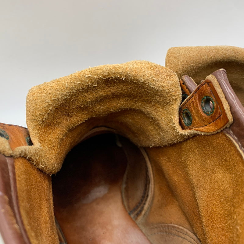 【現状渡し品】【メンズ】 RED WING レッドウィング 犬刻印 875 IRISH SETTER アイリッシュ セッター ブーツ シューズ 靴 164-260606-cs-04-izu サイズ：US 9 カラー：ブラウン 万代Net店
