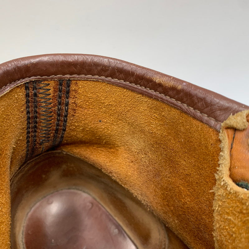 【現状渡し品】【メンズ】 RED WING レッドウィング 犬刻印 875 IRISH SETTER アイリッシュ セッター ブーツ シューズ 靴 164-260606-cs-04-izu サイズ：US 9 カラー：ブラウン 万代Net店