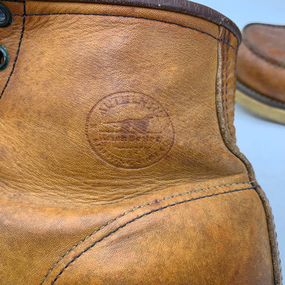 【現状渡し品】【メンズ】 RED WING レッドウィング 犬刻印 875 IRISH SETTER アイリッシュ セッター ブーツ シューズ 靴 164-260606-cs-04-izu サイズ：US 9 カラー：ブラウン 万代Net店