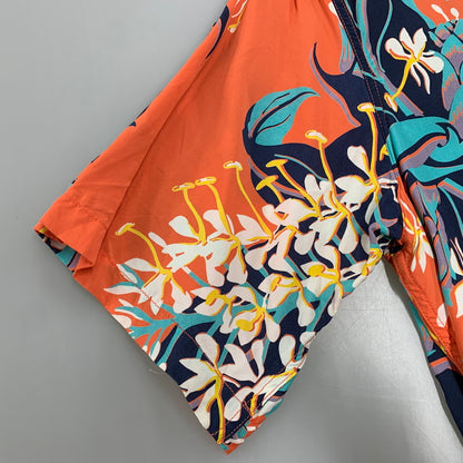【中古品】【メンズ】 SUN SURF サンサーフ SS38026 KAHILI GINGER カヒリ ジンジャー トップス 半袖 145-260606-cs-11-izu サイズ：M カラー：オレンジ系 万代Net店
