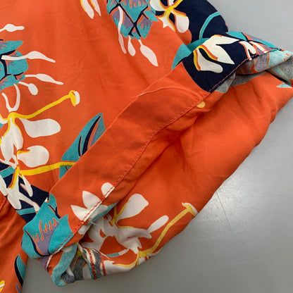 【中古品】【メンズ】 SUN SURF サンサーフ SS38026 KAHILI GINGER カヒリ ジンジャー トップス 半袖 145-260606-cs-11-izu サイズ：M カラー：オレンジ系 万代Net店