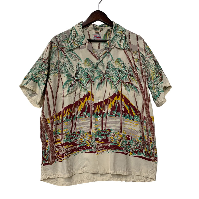 【中古品】【メンズ】 SUN SURF サンサーフ DK36202 DUKE KAHANAMOKU ALOHA SHIRT "COCONUT PALMS＆DIAMOND HEAD" デューク カハナモク アロハ シャツ トップス 半袖 145-260606-cs-12-izu サイズ：M カラー：マルチ 万代Net店