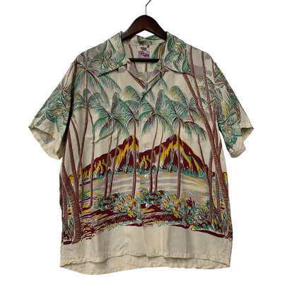 【中古品】【メンズ】 SUN SURF サンサーフ DK36202 DUKE KAHANAMOKU ALOHA SHIRT "COCONUT PALMS＆DIAMOND HEAD" デューク カハナモク アロハ シャツ トップス 半袖 145-260606-cs-12-izu サイズ：M カラー：マルチ 万代Net店