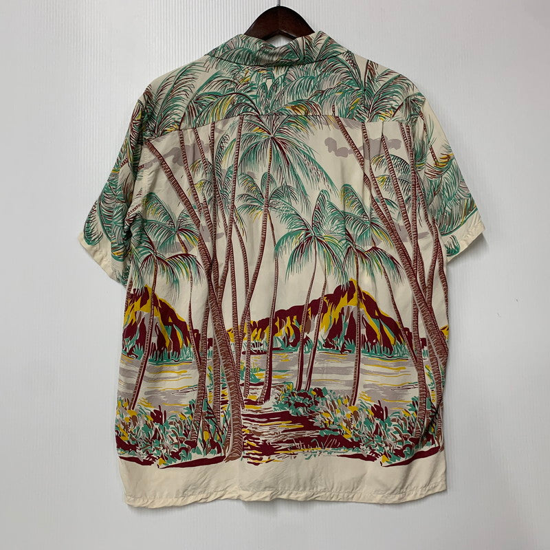 【中古品】【メンズ】 SUN SURF サンサーフ DK36202 DUKE KAHANAMOKU ALOHA SHIRT "COCONUT PALMS＆DIAMOND HEAD" デューク カハナモク アロハ シャツ トップス 半袖 145-260606-cs-12-izu サイズ：M カラー：マルチ 万代Net店