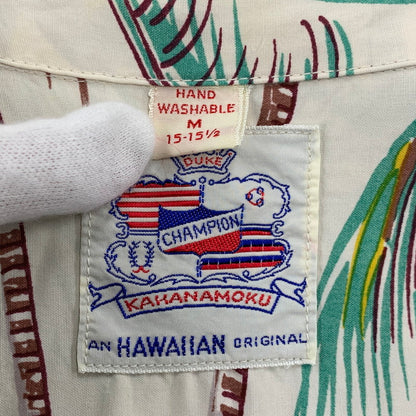 【中古品】【メンズ】 SUN SURF サンサーフ DK36202 DUKE KAHANAMOKU ALOHA SHIRT "COCONUT PALMS＆DIAMOND HEAD" デューク カハナモク アロハ シャツ トップス 半袖 145-260606-cs-12-izu サイズ：M カラー：マルチ 万代Net店