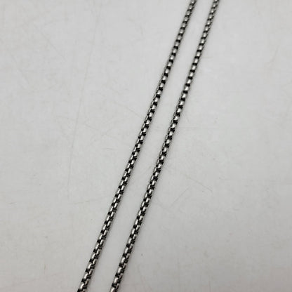 【中古品】【メンズ/レディース】 DIESEL ディーゼル DOUBLE RING NECKLACE DX1168040 ダブルリング ネックレス アクセサリー 192-260618-as-14-izu カラー：シルバー 万代Net店