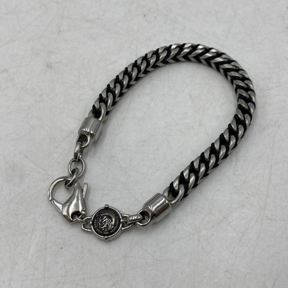 【中古品】【メンズ/レディース】 DIESEL ディーゼル STAINLESS CHAIN BRACELET ステンレス チェーン ブレスレット アクセサリー 192-260609-cs-08-izu カラー：シルバー 万代Net店