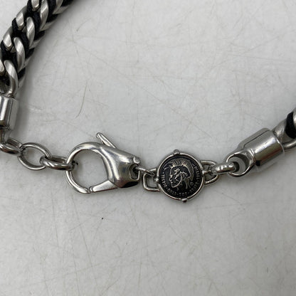 【中古品】【メンズ/レディース】 DIESEL ディーゼル STAINLESS CHAIN BRACELET ステンレス チェーン ブレスレット アクセサリー 192-260609-cs-08-izu カラー：シルバー 万代Net店