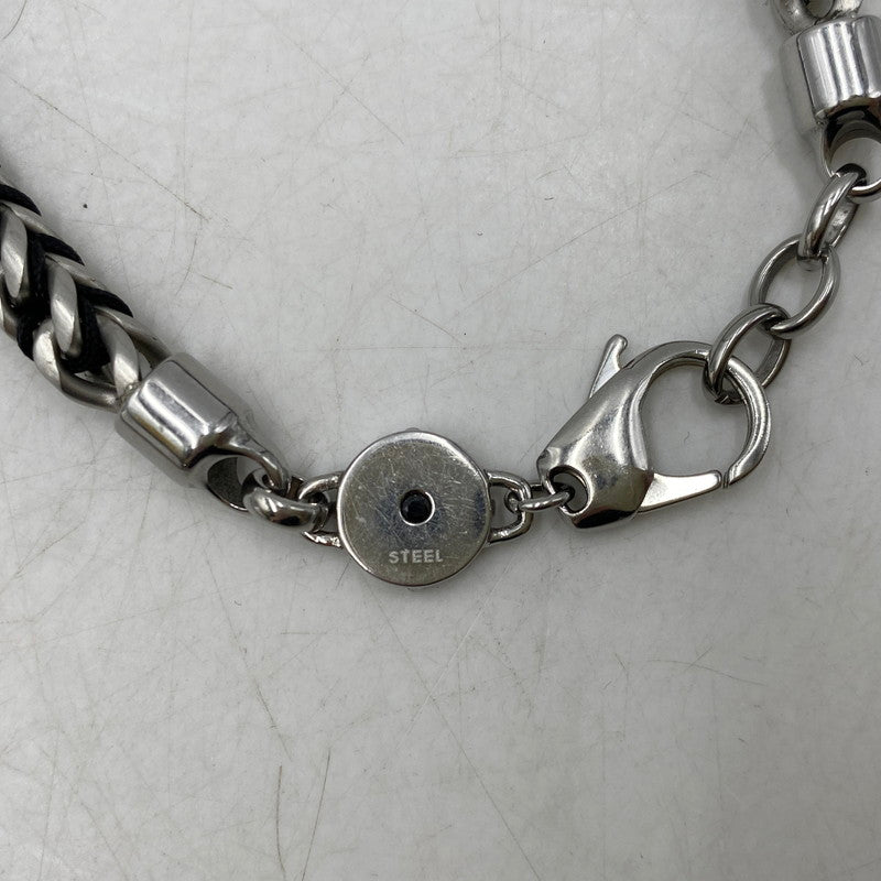 【中古品】【メンズ/レディース】 DIESEL ディーゼル STAINLESS CHAIN BRACELET ステンレス チェーン ブレスレット アクセサリー 192-260609-cs-08-izu カラー：シルバー 万代Net店