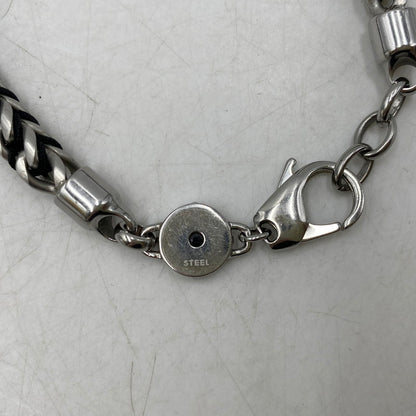 【中古品】【メンズ/レディース】 DIESEL ディーゼル STAINLESS CHAIN BRACELET ステンレス チェーン ブレスレット アクセサリー 192-260609-cs-08-izu カラー：シルバー 万代Net店
