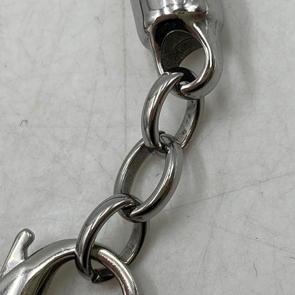【中古品】【メンズ/レディース】 DIESEL ディーゼル STAINLESS CHAIN BRACELET ステンレス チェーン ブレスレット アクセサリー 192-260609-cs-08-izu カラー：シルバー 万代Net店