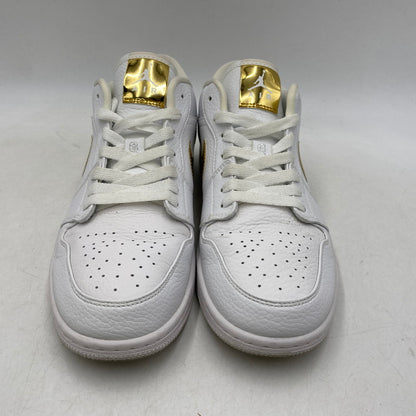 【中古品】【メンズ】 NIKE ナイキ WMNS AIR JORDAN 1 LOW SE CZ4776-100 ウィメンズ エア ジョーダン 1 ロー SE スニーカー 靴 160-260607-as-11-izu サイズ：28.5cm カラー：WHITE/METALLIC GOLD-WHITE 万代Net店