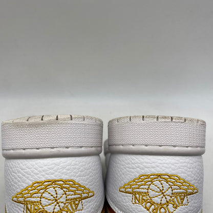 【中古品】【メンズ】 NIKE ナイキ WMNS AIR JORDAN 1 LOW SE CZ4776-100 ウィメンズ エア ジョーダン 1 ロー SE スニーカー 靴 160-260607-as-11-izu サイズ：28.5cm カラー：WHITE/METALLIC GOLD-WHITE 万代Net店