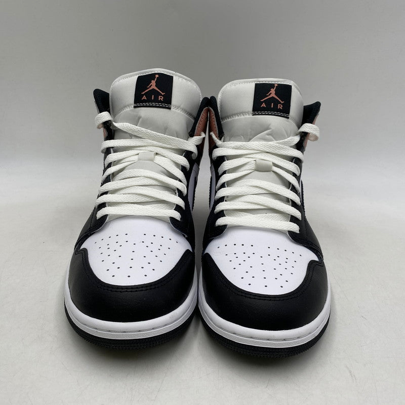 【中古品】【メンズ】 NIKE ナイキ AIR JORDAN 1 MID DQ8426-100 エア ジョーダン 1 ミッド スニーカー シューズ 靴 160-260607-as-08-izu サイズ：28.5cm カラー：WHITE/BLACK-RUST PINK 万代Net店