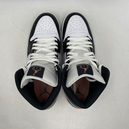 【中古品】【メンズ】 NIKE ナイキ AIR JORDAN 1 MID DQ8426-100 エア ジョーダン 1 ミッド スニーカー シューズ 靴 160-260607-as-08-izu サイズ：28.5cm カラー：WHITE/BLACK-RUST PINK 万代Net店