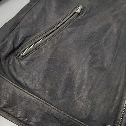 【現状渡し品】【メンズ】 BURBERRY BLACK LABEL バーバリーブラックレーベル BMP07-308-09 SHEEPSKIN SIDELINE JACKET シープスキン サイドライン ジャケット アウター 141-260613-ya-01-izu サイズ：L カラー：ブラック 万代Net店
