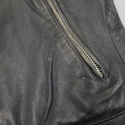 【現状渡し品】【メンズ】 BURBERRY BLACK LABEL バーバリーブラックレーベル BMP07-308-09 SHEEPSKIN SIDELINE JACKET シープスキン サイドライン ジャケット アウター 141-260613-ya-01-izu サイズ：L カラー：ブラック 万代Net店