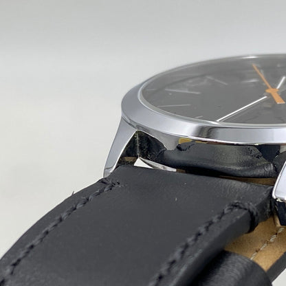 【中古品】【メンズ/レディース】 COACH コーチ 118.2.112.1640 BAXTER ANALOG QUARTZ バクスター アナログ クオーツ 腕時計 時計 197-260609-cs-10-izu カラー：ブラック×シルバー 万代Net店