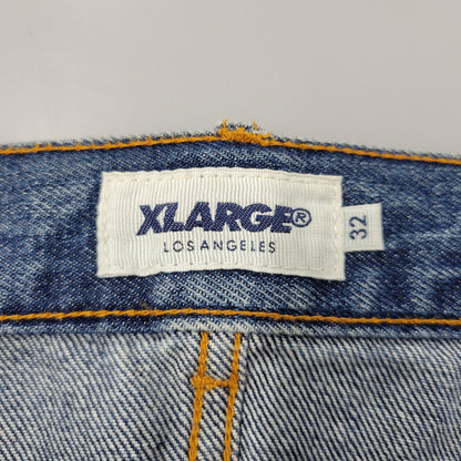 【中古品】【メンズ】 XLARGE エクストララージ 01181703 18SS DENIM SHORT PANTS デニム ショート パンツ ボトムス ズボン 153-260613-cs-08-izu サイズ：32 カラー：インディゴ 万代Net店