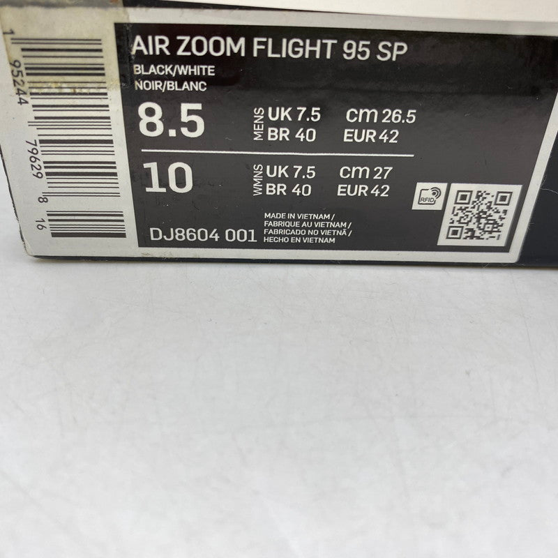 【中古美品】【メンズ】 NIKE ナイキ × SUPREME シュプリーム AIR ZOOM FLIGHT 95 SP DJ8604-001 エア ズームフライト 95 SP スニーカー シューズ 靴 160-260607-as-02-izu サイズ：26.5cm カラー：BLACK/WHITE 万代Net店