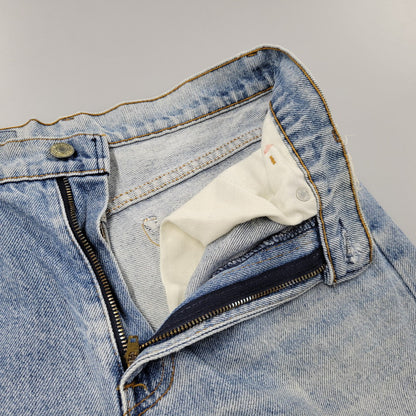 【中古品】【メンズ】 LEVI'S リーバイス USA製 刻印551 オレンジタブ SMALLE 不均等V 718 DENIM PANTS デニム パンツ ズボン ボトムス 157-260613-ya-02-izu サイズ：29×34 カラー：ライトインディゴ 万代Net店