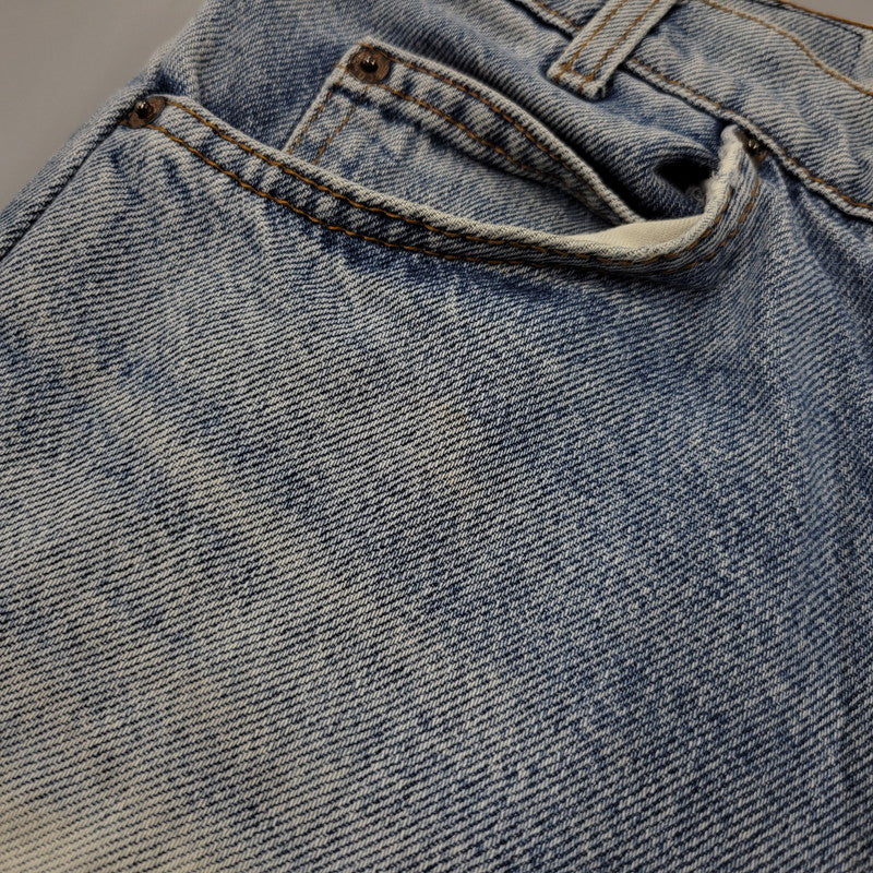 【中古品】【メンズ】 LEVI'S リーバイス USA製 刻印551 オレンジタブ SMALLE 不均等V 718 DENIM PANTS デニム パンツ ズボン ボトムス 157-260613-ya-02-izu サイズ：29×34 カラー：ライトインディゴ 万代Net店