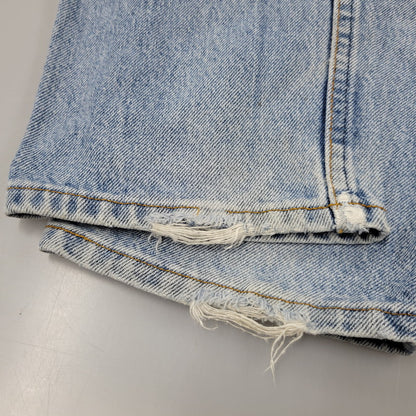 【中古品】【メンズ】 LEVI'S リーバイス USA製 刻印551 オレンジタブ SMALLE 不均等V 718 DENIM PANTS デニム パンツ ズボン ボトムス 157-260613-ya-02-izu サイズ：29×34 カラー：ライトインディゴ 万代Net店