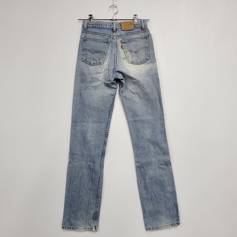 【中古品】【メンズ】 LEVI'S リーバイス USA製 刻印551 オレンジタブ SMALLE 不均等V 718 DENIM PANTS デニム パンツ ズボン ボトムス 157-260613-ya-02-izu サイズ：29×34 カラー：ライトインディゴ 万代Net店