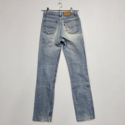 【中古品】【メンズ】 LEVI'S リーバイス USA製 刻印551 オレンジタブ SMALLE 不均等V 718 DENIM PANTS デニム パンツ ズボン ボトムス 157-260613-ya-02-izu サイズ：29×34 カラー：ライトインディゴ 万代Net店
