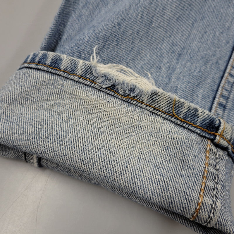 【中古品】【メンズ】 LEVI'S リーバイス USA製 刻印551 オレンジタブ SMALLE 不均等V 718 DENIM PANTS デニム パンツ ズボン ボトムス 157-260613-ya-02-izu サイズ：29×34 カラー：ライトインディゴ 万代Net店