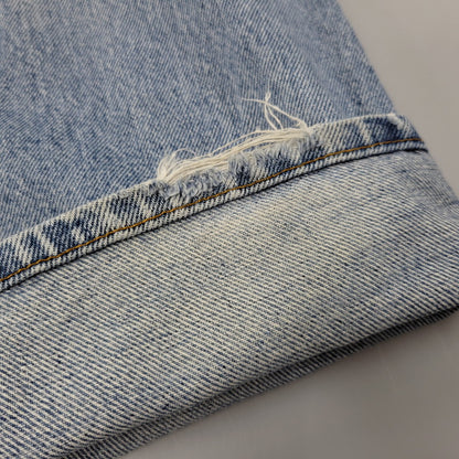 【中古品】【メンズ】 LEVI'S リーバイス USA製 刻印551 オレンジタブ SMALLE 不均等V 718 DENIM PANTS デニム パンツ ズボン ボトムス 157-260613-ya-02-izu サイズ：29×34 カラー：ライトインディゴ 万代Net店