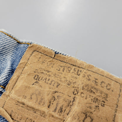 【中古品】【メンズ】 LEVI'S リーバイス USA製 刻印551 オレンジタブ SMALLE 不均等V 718 DENIM PANTS デニム パンツ ズボン ボトムス 157-260613-ya-02-izu サイズ：29×34 カラー：ライトインディゴ 万代Net店