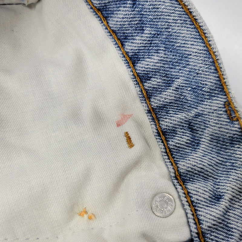 【中古品】【メンズ】 LEVI'S リーバイス USA製 刻印551 オレンジタブ SMALLE 不均等V 718 DENIM PANTS デニム パンツ ズボン ボトムス 157-260613-ya-02-izu サイズ：29×34 カラー：ライトインディゴ 万代Net店