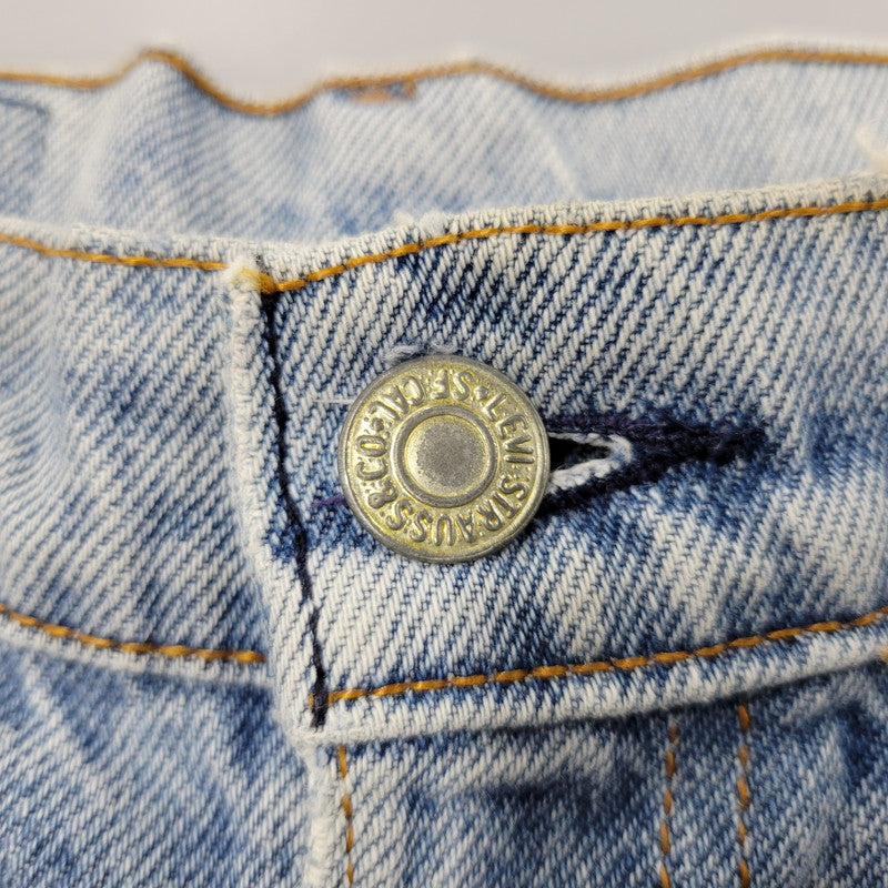 【中古品】【メンズ】 LEVI'S リーバイス USA製 刻印551 オレンジタブ SMALLE 不均等V 718 DENIM PANTS デニム パンツ ズボン ボトムス 157-260613-ya-02-izu サイズ：29×34 カラー：ライトインディゴ 万代Net店