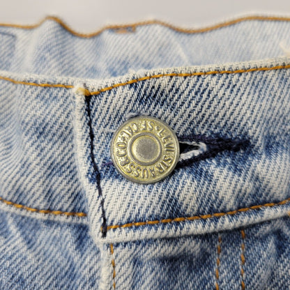 【中古品】【メンズ】 LEVI'S リーバイス USA製 刻印551 オレンジタブ SMALLE 不均等V 718 DENIM PANTS デニム パンツ ズボン ボトムス 157-260613-ya-02-izu サイズ：29×34 カラー：ライトインディゴ 万代Net店