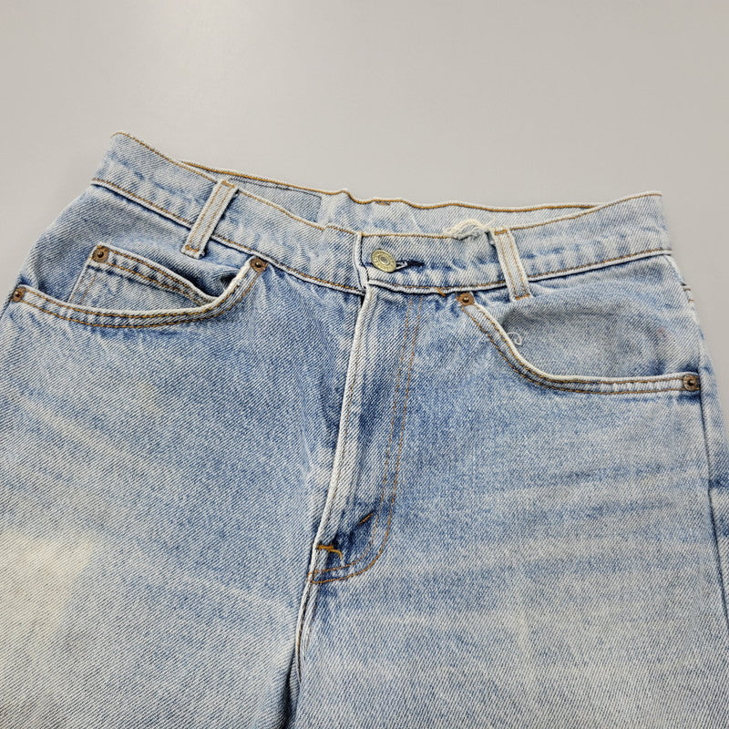 【中古品】【メンズ】 LEVI'S リーバイス USA製 刻印551 オレンジタブ SMALLE 不均等V 718 DENIM PANTS デニム パンツ ズボン ボトムス 157-260613-ya-02-izu サイズ：29×34 カラー：ライトインディゴ 万代Net店