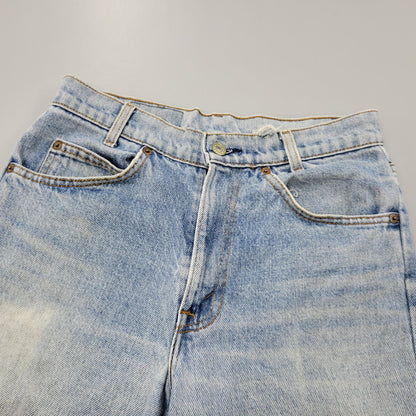 【中古品】【メンズ】 LEVI'S リーバイス USA製 刻印551 オレンジタブ SMALLE 不均等V 718 DENIM PANTS デニム パンツ ズボン ボトムス 157-260613-ya-02-izu サイズ：29×34 カラー：ライトインディゴ 万代Net店