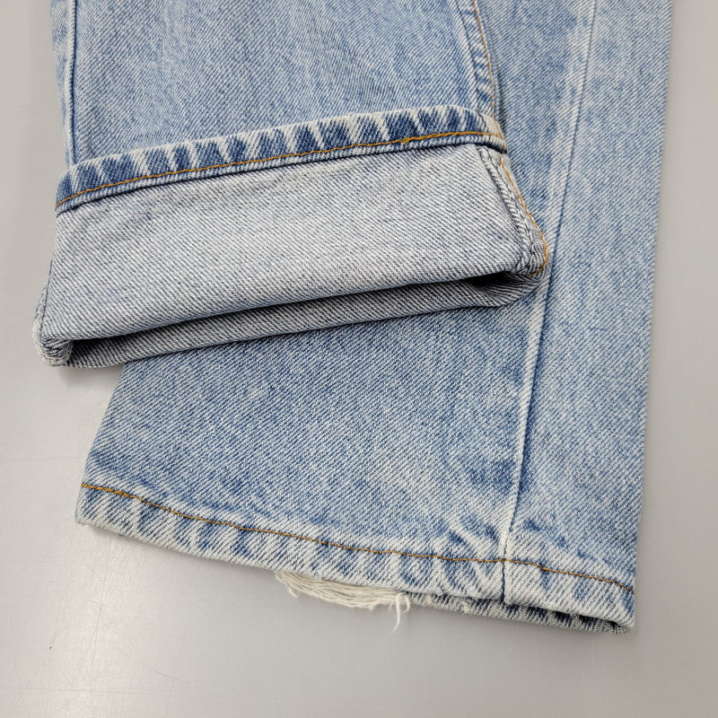 【中古品】【メンズ】 LEVI'S リーバイス USA製 刻印551 オレンジタブ SMALLE 不均等V 718 DENIM PANTS デニム パンツ ズボン ボトムス 157-260613-ya-02-izu サイズ：29×34 カラー：ライトインディゴ 万代Net店